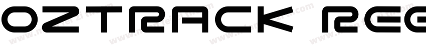 Oztrack Regular字体转换